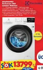 ELECTROLUX EW6FN449BT PERFECTCARE 9KG ÇAMAŞIR MAKİNESİ